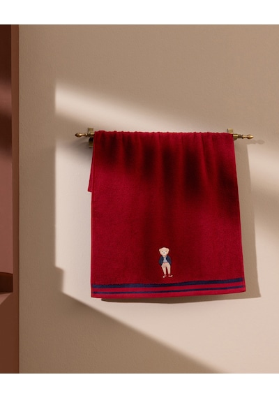 Billie %100 Pamuk Yüz Havlusu - Kırmızı - 50x70 Cm 8684427346204 Çok Renkli