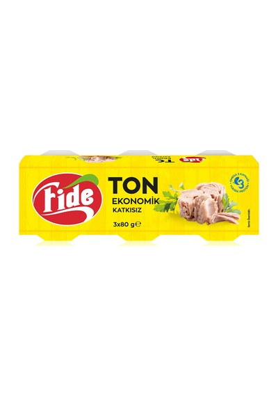 Fide Ekonomik Ton Balığı 3x80 G 4'li Avantaj Paketi Mıchu