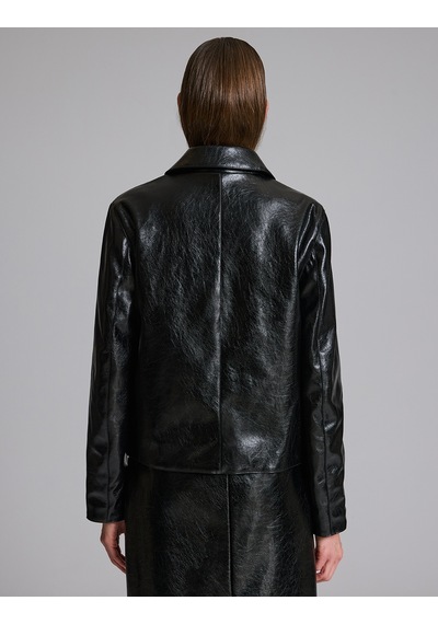 Pierre Cardin Siyah Deri Ceket 50329376-vr046