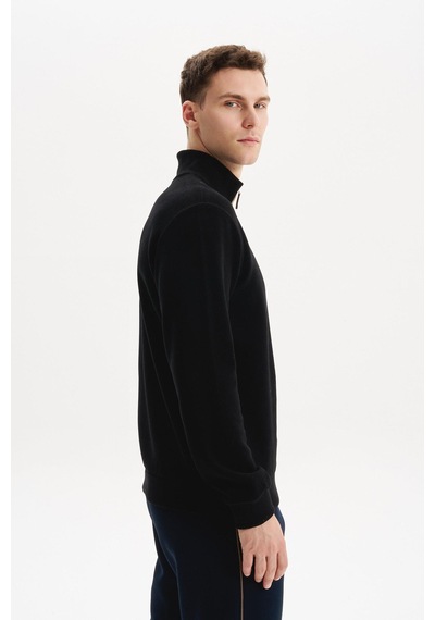 AR-MA Arma Erkek Regular Fit Yarım Fermuar Dik Yaka Sweatshirt Selanik Örme %65 Pamuk %35 Polyester K30554698102 Siyah AR-MA Arma Erkek Regular Fit Yarım Fermuar Dik Yaka Sweatshirt Selanik Örme %65 Pamuk %35 Polyester K30554698102 Siyah