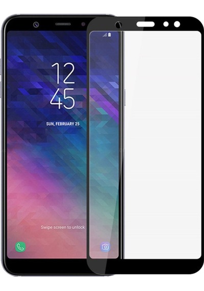 Samsung Uyumlu Galaxy A6 2018 Tam Kaplayan Temperli Ekran Koruyucu Cam (485382884) 15 Tl Fark Ile Apple  iPhone Hızlı Şarj Kablosu