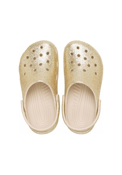 Crocs Classic Chunky Glitter Clog Kız Çocuk Terlik 211939 Altın