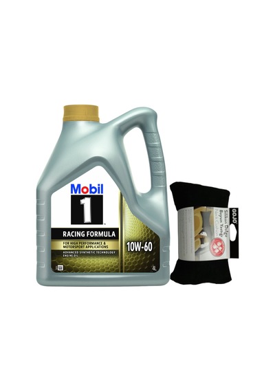 Mobil 1 10W-60 Tam Sentetik Motor Yağı 4 L + Gojo Silikon Dolgulu Boyun Yastığı