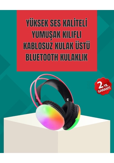 Type-c Şarjlı Rgb Işıklı Bluetooth Oyuncu Kulaklığı