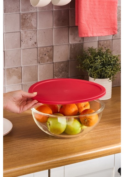 Karaca Mixy Cam Karıştırma Ve Saklama Kabı 3500 Ml Pembe