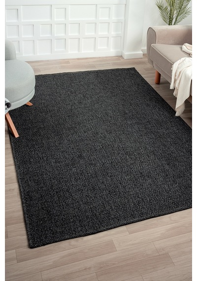 Rusticana 3105 Naturel Jüt Halı Modern Örme Kilim Rusticana 3105 Antrasit
