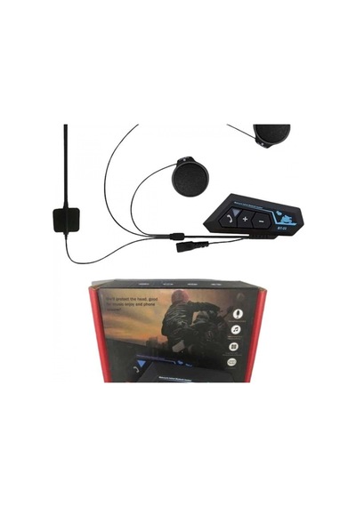 Bt22 Intercom Kask Kulaklığı 5.0 Bluetooth Motosiklet Kulaklığı