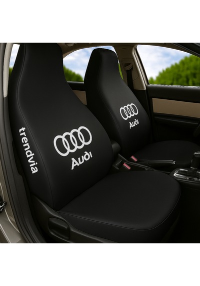 Audi Uyumlu Siyah Penye Oto Koltuk Kılıfı Takımı Ön Ve Arka