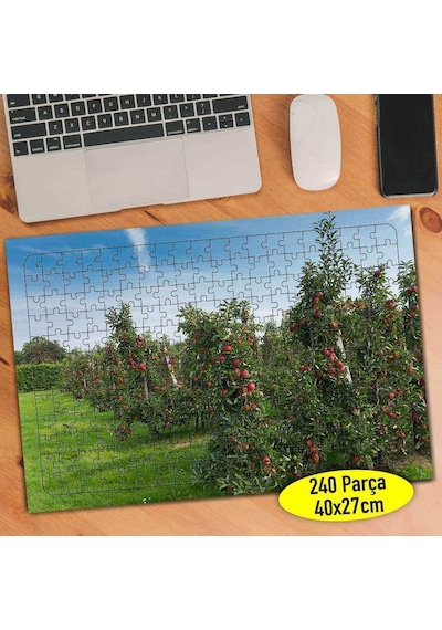 Meyve Bahçesi Elma Ağacı 240 Parça Puzzle Yapboz-91610504