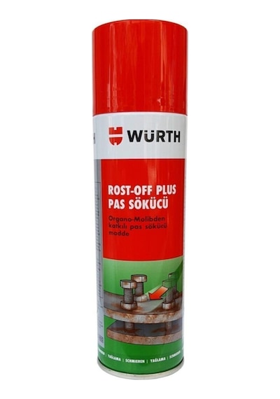 Würth Pas Çözücü Rost Off Plus Kuvvetli Pas Sökücü 400 Ml Sprey Sarı