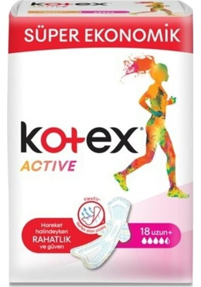 Kotex Active Ultra Hijyenik Ped Uzun 18'li