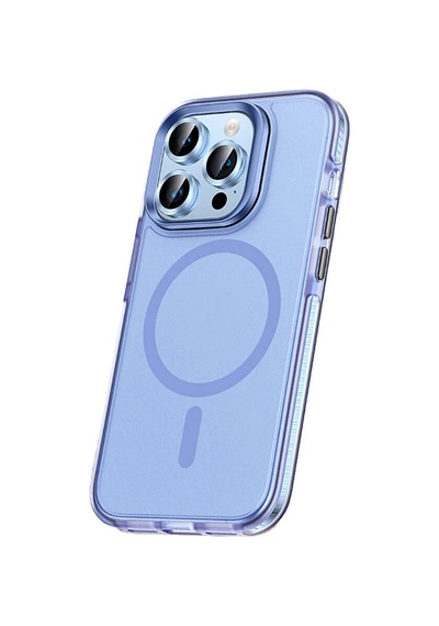 Apple iPhone Uyumlu 15 Pro Max Kılıf Airbagli M-safe Wireless Şarj Özellikli Lens Koruyuculu Zore Klaptika Çok Renkli