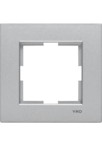 Viko Novella Gümüş Tekli Çerçeve - 92190601