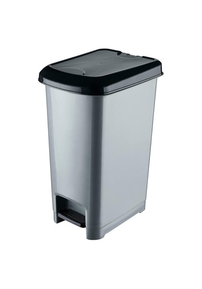 Tuffex 20 Litre Slim Pedallı Basmalı Çöp Kovası Kutusu- Plastik -
