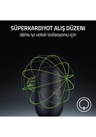 Razer Seiren V3 Mini Ultra Kompakt Usb Mikrofon Rz19-05050100-r3m
