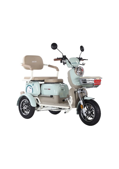 Arora Rüzgar New 3 Tekerli Kızaklı Elektrikli Motosiklet Yeşil