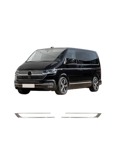 Volkswagen Transporter T6.1 Uyumlu Sinyal Çerçevesi 2 Parça Paslanmaz Çelik