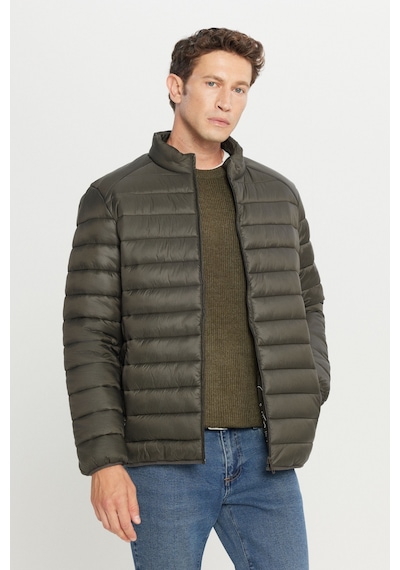 Ac&Co / Altınyıldız Classics Standart Fit Normal Kesim Dik Yaka Erkek Mont Haki