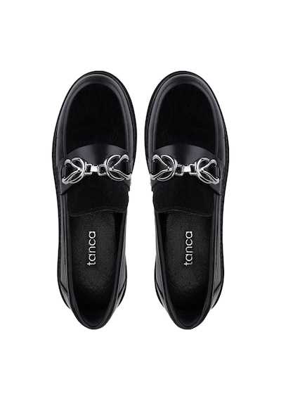 Tamer Tanca Kadın Deri & Tekstil Siyah Loafer Ayakkabı 817 9876 Bn Ayk Sk25-26 Syh Dr/tay Prlk Dr Siyah Tamer Tanca Kadın Deri & Tekstil Siyah Loafer Ayakkabı 817 9876 Bn Ayk Sk25-26 Syh Dr/tay Prlk Dr Siyah