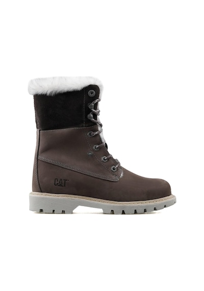 Caterpillar Cat 015z101184 Utah Fur Dark Grey-gri Nubuk Kadın Bot-gri Gri