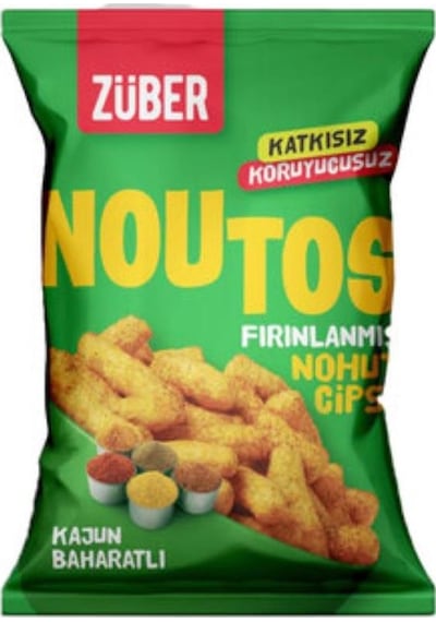 Züber Glutensiz Kajun Baharatlı Fırınlanmış Nohut 55 G