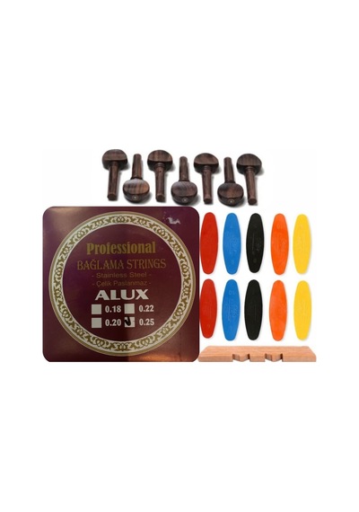 Alux 0.25 Çelik Pelesenk Burgu Tezene Eşik 4'Lü Set