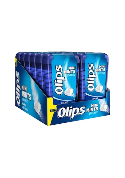 Olips Mini Mints Şekersiz Nane aromalı 12 x 12.5 G