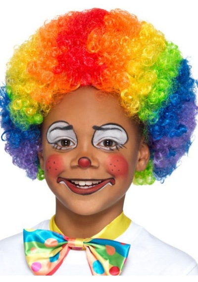 Rengarenk Kıvırcık Afro Peruk Bonus Saç 120 Gr 5690 "