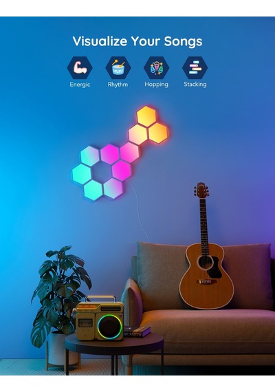 Govee Glide Hexa Light Panels Altıgen Işıklı Paneller