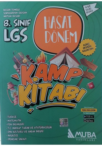 Muba 8.sınıf Lgs 1.dönem Hasat Kamp Kitabı - Muba Lgs 1.dönem Tekrar- Yenibsk