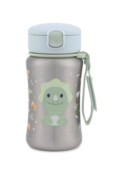 Skip Hop Besties Squad Pipetli Paslanmaz Çelik Suluk Dinozor 9u61 STANDART