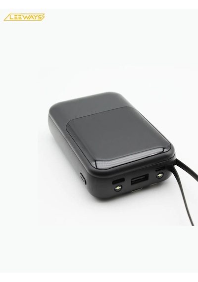 10.000 Mah 22.5w Süper Hızlı Şarjlı Powerbank Taşınabilir Şarj Cihazı Siyah 10.000 Mah 22.5w Süper Hızlı Şarjlı Powerbank Taşınabilir Şarj Cihazı Siyah