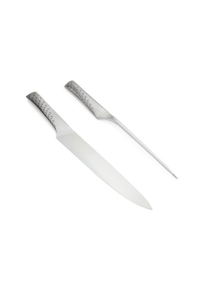 Weber Deluxe Carving Set 17074 Et Bıçağı & Çatalı Paslanmaz Çelik Ergonomik Saplar Bıçakta Keskin Dişler-106