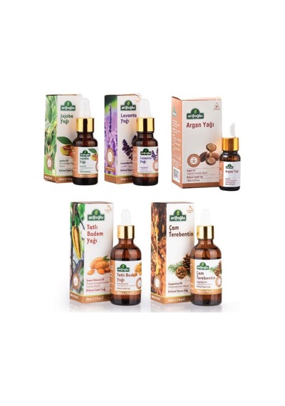 Arifoğlu Lavanta Yağı 20 ML + Badem Yağı 50 ML + Jojoba Yağı 20 ML + Argan Yağı 10 ML+ Çam Terebentin 50 ML