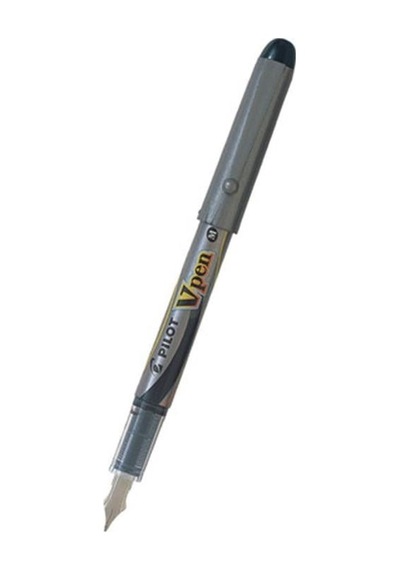 V-pen Roller Kalem Silver Siyah Diğer