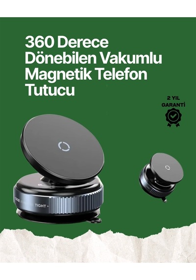 Hubrendy Tekno 360 Ayarlanabilir Manyetik Araç Telefon Tutucu Kompakt Ve Pratik Tasarım Diğer