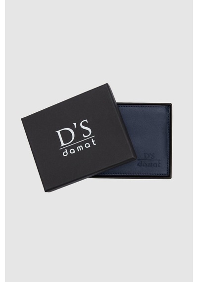 D's Damat Ds Damat Lacivert Kutulu Hakiki Deri Cüzdan 2H1119ST134 Lacivert