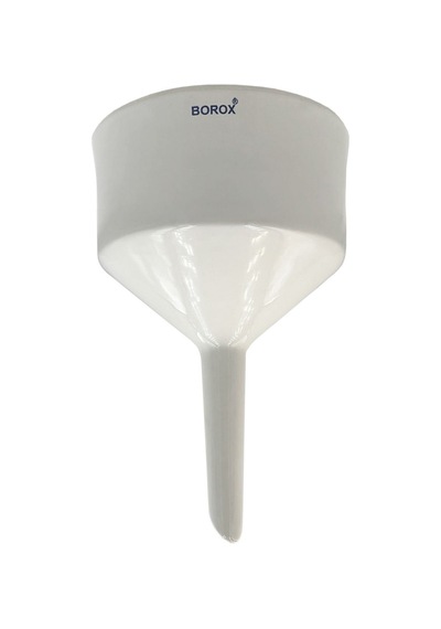 Borox Porselen Buhner Hunisi 110 MM Bühner Filtrasyon Huni