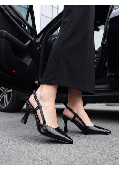 Nesilshoes Nesil Shoes Uraz 050 Siyah Krşk Rugan Arkası Açık Topuklu Kadın Ayakkabı Siyah Kırışık Rugan Nesilshoes Nesil Shoes Uraz 050 Siyah Krşk Rugan Arkası Açık Topuklu Kadın Ayakkabı Siyah Kırışık Rugan