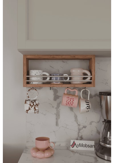Trend Kupa Standı, Bardak Tutucu, Kupa, Fincan Askılığı Çok Amaçlı Raf 45 Cm, Atlantik Çam Atlantik Çam Trend Kupa Standı, Bardak Tutucu, Kupa, Fincan Askılığı Çok Amaçlı Raf 45 Cm, Atlantik Çam Atlantik Çam
