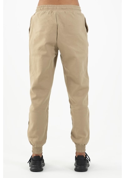 Maraton Sportswear Comfort Kadın Dönüşlü Paça Basic Açık Vizon Eşofman Altı 22163-açık Vizon Açık Vizon