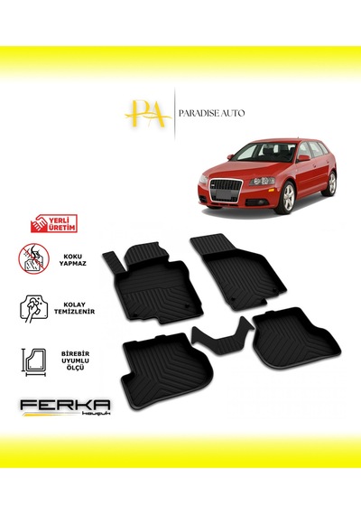 Audi A3 2004-2012 4d Havuzlu Paspas