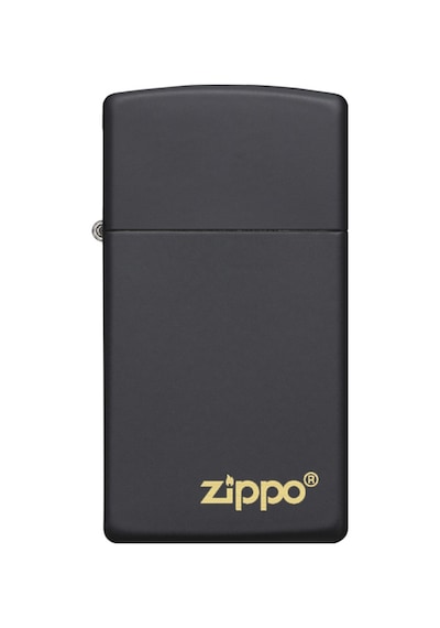 Zippo Bottom Logo Corner Çakmak - 1618-119505 Siyah