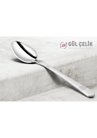 12 Kişilik Yemek Kaşığı Alvina Model 304 Kalite 18/10 Paslanmaz Çelik 304 Paslanmaz Çelik