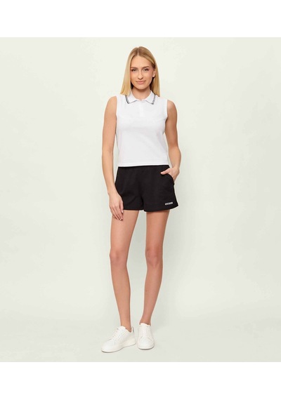 Guess V6gp03k2958 Sarah Kadın Polo Tişört Beyaz