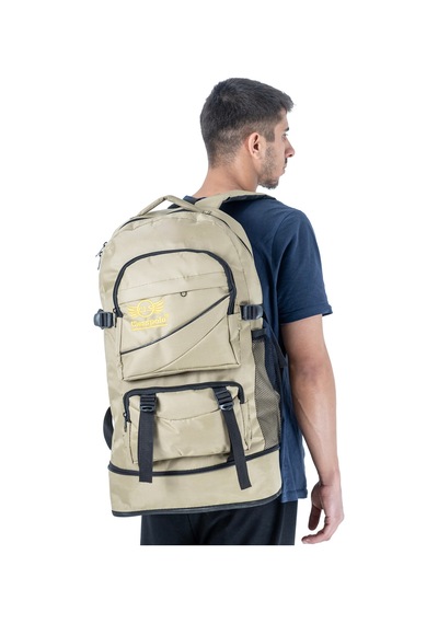 Probag Çok Bölmeli Suya Dayanıklı Outdoor Sırt Çantası Dağcı Çantası Kamp & Günlük Kullanım Krem