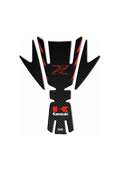 Kawasaki Z1000 2008 - 2016 Uyumlu Tank Pad 003 Çok Renkli