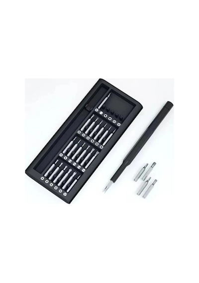 Tornavida Hassas Onarım Seti Telefon Gözlük Saat Tamir 24in1 Ergonomik 25 Parça Tornavida Seti Çok Renkli