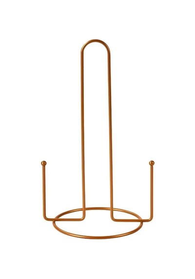 Edora Home Rose Misketli Kağıt Rulo Havluluk, Ergonomik Dik Havluluk - Metal Paslanmaz Rose