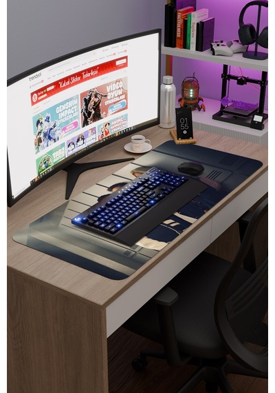 Elite V5 90x40 Xxl Gaming Kauçuk Kaymaz Taban Mouse Pad Fare Altlığı
